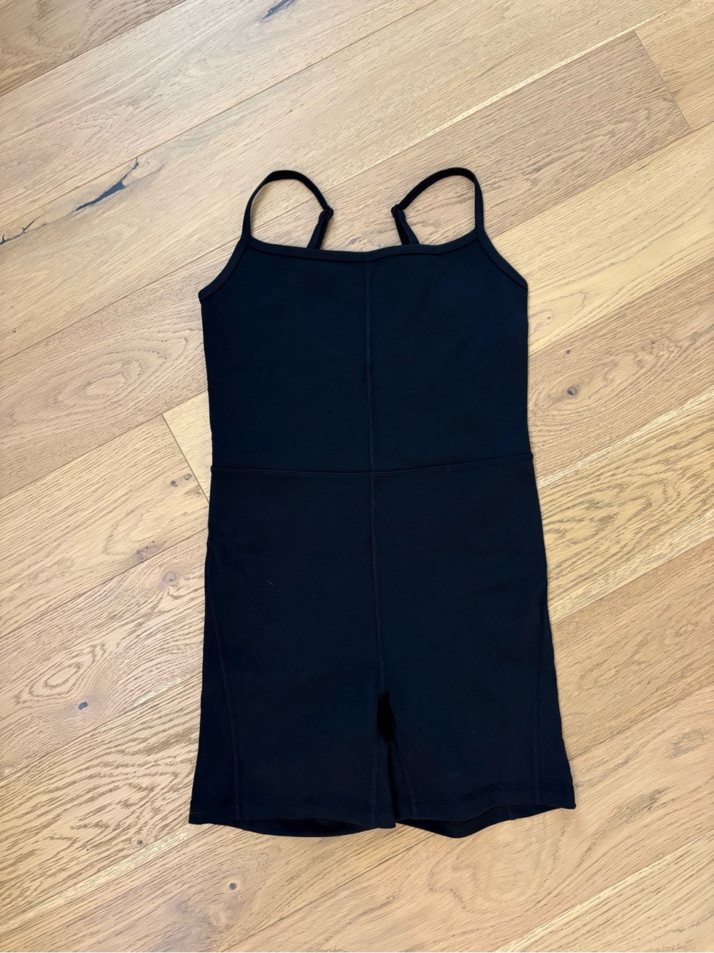TNA (Aritzia) Black Activewear One Piece (Bike Short + Tank Style) - Size S